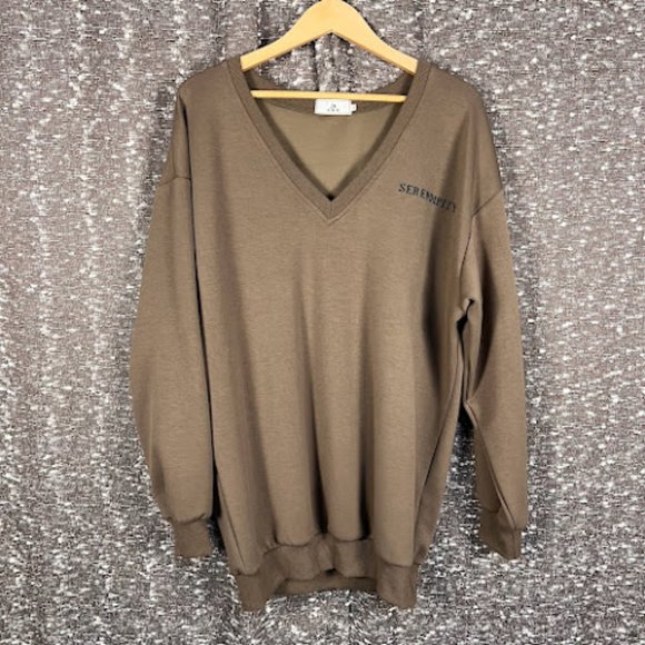 SERENDIPITY V Neck Sweater - Picture 1 of 4